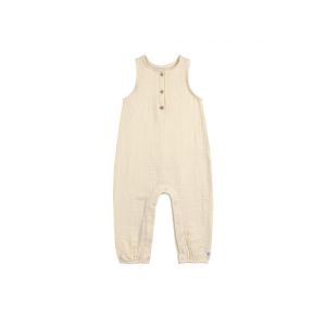 Combinaison en mousseline gots vanille, 74/80, 7-12 mois
