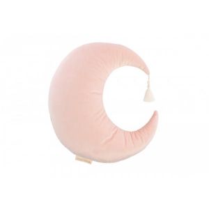 Coussin velours pierrot moon 36x32 - bloom pink