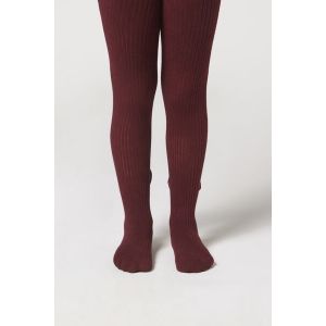 Calzedonia Collant en coton côtelé avec nœud pour fille Fille Taille 8-10 A