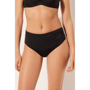 Calzedonia Bas de maillot à taille haute gainant Indonesia Femme Noir Taille S