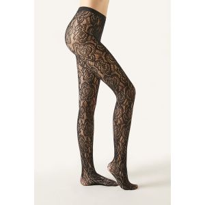 Calzedonia Collant résille effet macramé Femme Taille M/L