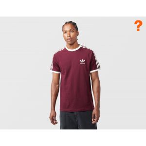 adidas Originals 3-Stripes California T-Shirt - size? exclusive, rouge - Taille S