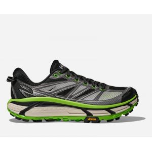 HOKA Mafate Speed 2 Chaussures en Black/Electric Green Taille 44 2/3 | Lifestyle