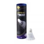 Carlton T800 - Volants De Badminton Vitesse Moyenne - Blanc - Tube De 6