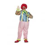 Déguisement Clown Avec Cerceau Adulte M/l Jaune 204903 Unimasa