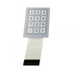 Clavier à membrane matrice 1 x 12 SU709948 1 pcs.