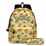 Set de 2 pièces Sac à dos et Trousse pour enfants Pokémon Jaune