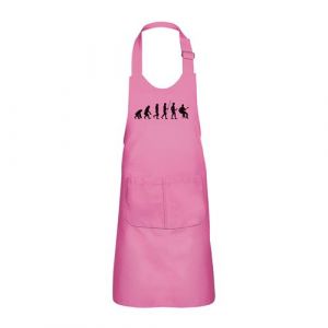 Fabulous Tablier Cuisine Enfant 2 Poches Rose Evolution Guitare Acoustique - Haut de gamme