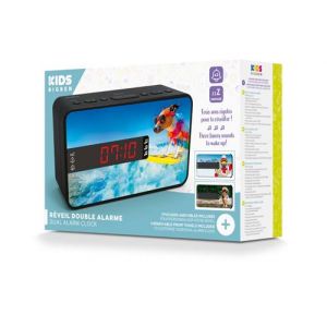 Réveil double alarme - Affichage LED Réveil via 3 Buzzers Fonction Sleep, Snooze