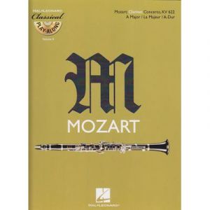 Partitions classique HAL LEONARD MOZART W.A. - CONCERTO EN LA MAJEUR KV 622 + CD - CLARINETTE Clarinette