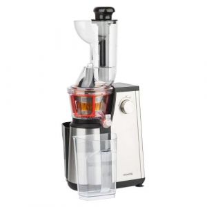 H.Koenig GSX18 Extracteur de Jus Vertical Noir/Inox - 60 tours/ minute