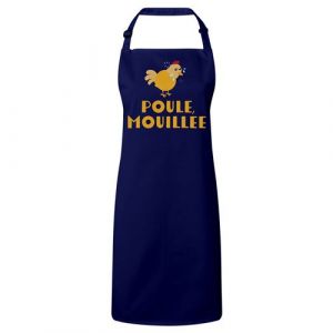 Fabulous Tablier Cuisine Premium Navy Poule Mouill&eacute;e