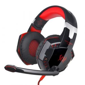 Casque Gamer KOTION EACH G2000 RGB Filaire - Rouge