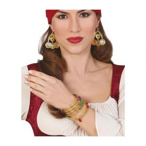 bracelet métal or tzigane bohémienne femme - guirca 16949