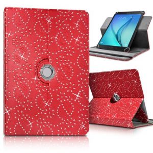 Etui de Protection et Support (Dimensions 27,5cm x 19cm), Diamant Rouge pour Archos Core 101 3G / 4G