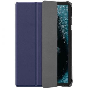 Cazy Étui Protection Compatible avec Nokia T20 - Housse Étui avec Veille/Réveil Automatique - Bleu