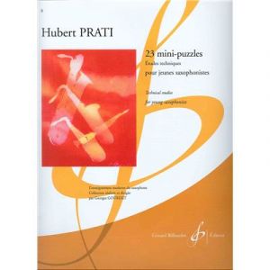 23 MINI PUZZLES - ETUDES TECHNIQUES POUR JEUNES SAXOPHONISTES