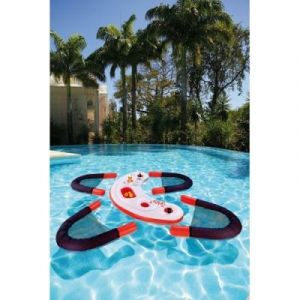 bar flottant gonflable avec 4 si&egrave;ges