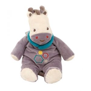 Fisher-Price hochet en peluche girafe 28 cm gris