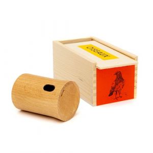 quelle est belle compagnie - appeau individuel pigeon biset (en coffret bois)