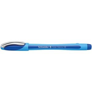 Stylo Schneider Slider Memo XB Lot de 10 Stylos à bille avec capuchon et technologie Viscoglide Encre bleu