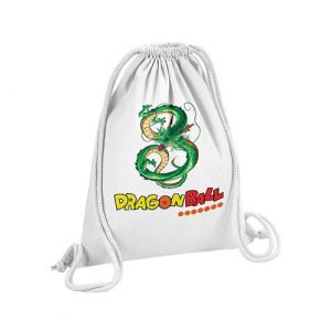 Fabulous Sac de Gym en Coton Blanc Dragon Ball Shenron Dragon 12 Litres