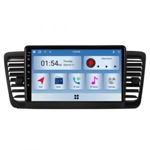 Autoradio RoverOne&reg; Bluetooth CarPlay 2 Din 6Go RAM 128Go ROM pour Subaru Outback 3 Legacy 4 2003-2009
