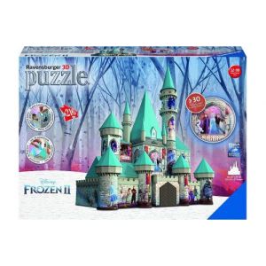 Puzzle disney 216 pieces 3d le chateau de la reine neige - elsa - olaf - anna - kristoff bjorgman - sven