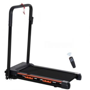 YeMaster Tapis de course motoris&eacute; avec &eacute;cran LCD, tapis de course pliable, 1-6 km/h, noir