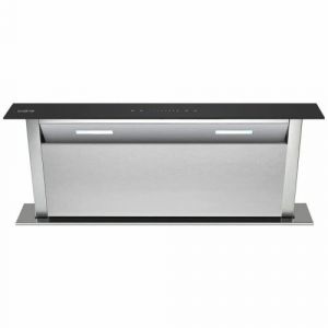 Hotte de plan de travail LINARIE RAHP9X 90 cm inox et verre