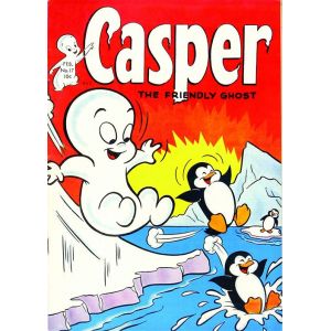 Room Studio 530170 Ultrasoft Casper le fant&ocirc;me Tapis de Sol Polyester Orange 70 x 2 x 100 cm