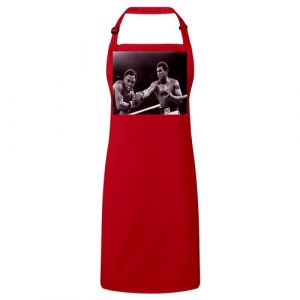 Fabulous Tablier Cuisine Premium Rouge Mohamed Ali Ko Premiere Minutes Boxe