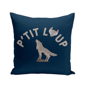Fabulous Housse de coussin bleu P'tit Loup [40x40 cm]