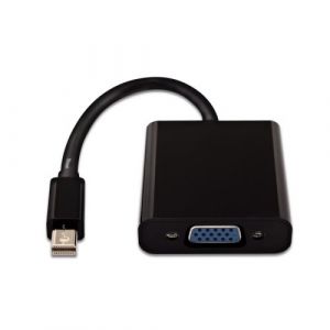 v7 adaptateur mini dp vers vga noir 100 cuivre noir