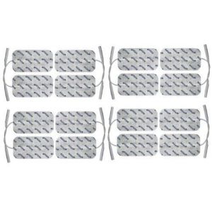 16 électrodes d'électrostimulation tens 10X5 cm connexion 2mm
