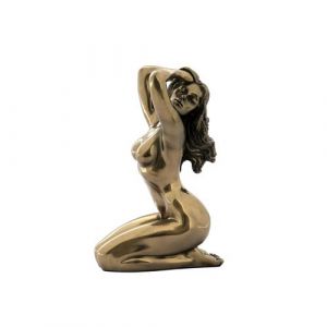 Statue By SIGRIS Femme nue R&eacute;sine Bronze Classique 022274 Or