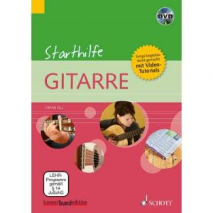 Partitions classique SCHOTT SELL S. - STARTHILFE GITARRE INKLUSIVE TUNER VON KORG - PAKET - GUITARE Guitare