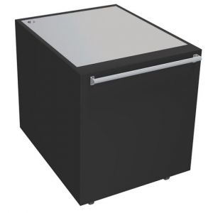 MEUBLE CAISSE NEUTRE PLATEAU INOX EP.12/10-L2G -  - Inox800 x1000x860mm