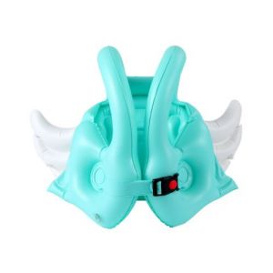 2-4 ans Bouee bebe FONGWAN gilet de Natation enfant angel wings pour les soirées piscine-Blue