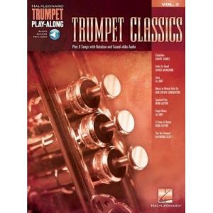 Partitions vari&eacute;t&eacute;, pop, rock HAL LEONARD TRUMPET PLAY-ALONG VOL.2 - TRUMPET CLASSICS Vents