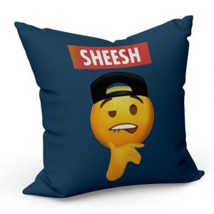 Fabulous Coussin Bleu Sheesh Emoji [40x40 cm]