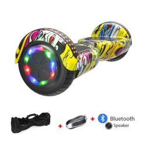 HOVERDRIVE HOVERBOARD 6.5 hiphop + sac de transport + haut-parleur Bluetooth