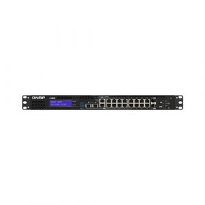 QNAP QGD-1602-C3758-16G commutateur r&eacute;seau G&eacute;r&eacute; L2 2.5G Ethernet (100/1000/2500) Noir, Gris