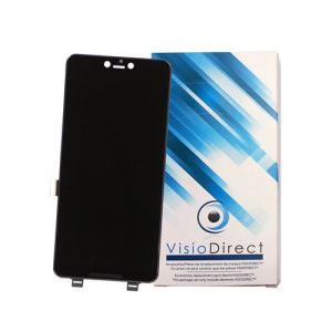 Ecran pour Google Pixel 3 XL 6.3 Noir téléphone portable ecran LCD + vitre tactile -VISIODIRECT-