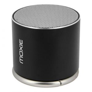Mini-enceinte bluetooth sans fil 3W Iron Boom Moxie noir - Attache mousqueton