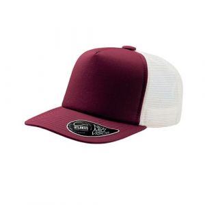Atlantis - Casquette trucker visière mi-longue RECORD - Mixte (Taille unique) (Bordeaux) - UTAB208