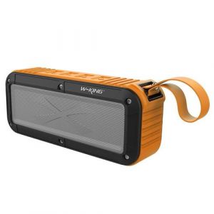 Enceinte Bluetooth Waterproof Portable Pour Extérieur Et Douche Avec Radio FM Et NFC Orange YONIS
