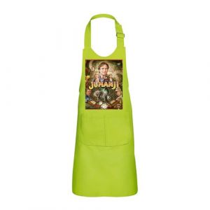 Fabulous Tablier Cuisine Enfant 2 Poches Vert Jumanji Robin Williams Dessin - Haut de gamme