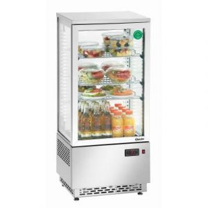 Mini vitrine réfrigérée 58L, blanche