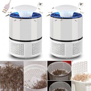 lot de 2 Lampe Anti-Insecte,USB Moustique tueur lampe Anti-Moustique Bug Insectes lumi&egrave;re &Eacute;lectronique Antiparasitaires UV Lumi&egrave;re